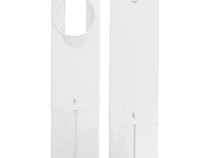 Angoily Portable Ac Window Air Conditioning Exhaust Pipe Sleeve Adjustable Ac Vent Kit Seal Panel for Air Conditioner Window Kit Universal Air