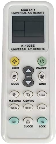BOXILUSTO Universal Remote Control K-1028E for Most Air Conditioning BOXILUSTO Universal Remote Control K-1028E for Most Air Conditioning