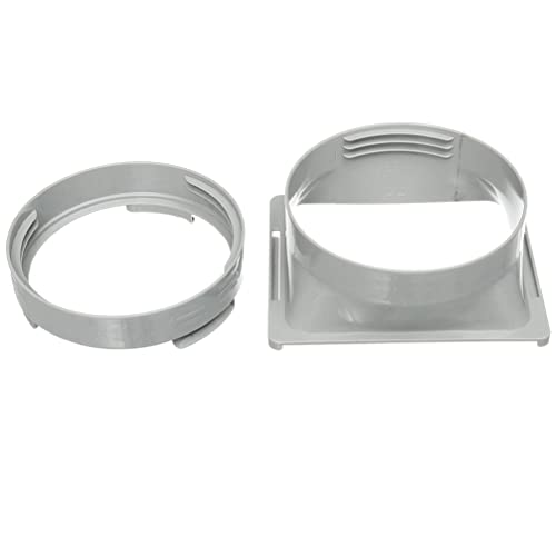 SOLUSTRE 5. 9inch/ 6inch Air Conditioner Exhaust Hose Coupler Connector Adapter A/C Tube Connector Exhaust Duct Interface for Portable Air Conditioning Exhaust Pipe (Round+ Square SOLUSTRE 5. 9inch/ 6inch Air Conditioner Exhaust Hose Coupler Connector Adapter A/C Tube Connector Exhaust Duct Interface for Portable Air Conditioning Exhaust Pipe (Round+ Square