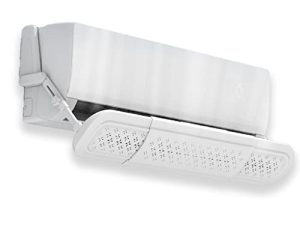 Utopone 76-106cm Length Retractable Air Conditioning Wind Deflector with Purification Air Conditioning Deflector Universal Air Conditioning Hanging in 3p