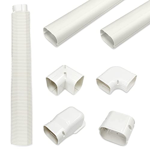 LILIJIA 3" 8Ft Mini Split Line Set Cover LILIJIA 3" 8Ft Mini Split Line Set Cover