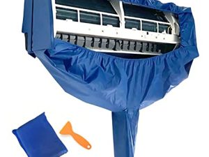 Cleaning Cover Air Conditioner Cleaning Cover Split Air Conditioning Cleaning Cover with 9.2ft Water Pipe and Waterproof Panels