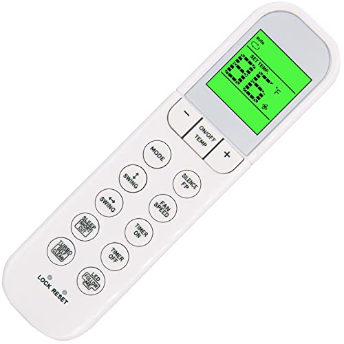 Sccavve Replacement Remote Control for Midea ComfortStar FrigidaireAC Cooper&Hunter AC Air Conditioner RG36B/BGE RG36F/BGEF RG36A/BGEF-AR3 RG36B/BGCE RG36Y1/BGCEFU2 (Batteries Included) Sccavve Replacement Remote Control for Midea ComfortStar FrigidaireAC Cooper&Hunter AC Air Conditioner RG36B/BGE RG36F/BGEF RG36A/BGEF-AR3 RG36B/BGCE RG36Y1/BGCEFU2 (Batteries Included)