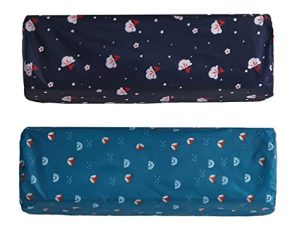Zerodeko 2pcs Air Conditioning Cover Dust- Proof Ac Protection Cover Indoor Dust Protector All Stop Drop Air Conditioner Cover
