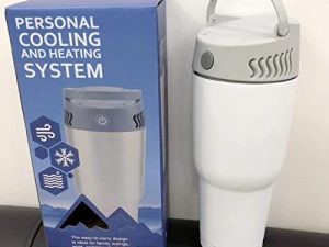LeMall Portable Air Cooler Handheld Outdoor Evaporative Air Coolers Cold Air Powered Refrigeration Vacuum Cup Portable Aircon Mobile Cool Down System