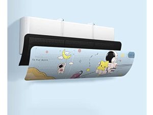 Utopone Multi-Angle Adjustment Air Conditioning Deflector with Decorative Painting Air Conditioning Wind Deflector with and Without Filter Optional No Condensation
