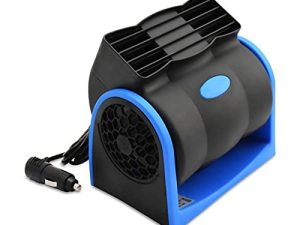 ALREMO HUANGXING - 12V Mini Portable Air Conditioner Car Leafless Conditioning Humidifier Purifier USB Desktop Air Cooler Cooling Silent Fan