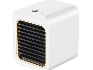 QYZL Portable Air Conditioner Air Cooler Water Cooling Fan Portable Desktop Mini Cold Air Air Conditioning Fan Humidifier Spray Fan