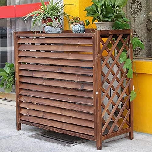 RAPRAP Solid Wood Air Conditioning Flower Stand RAPRAP Solid Wood Air Conditioning Flower Stand
