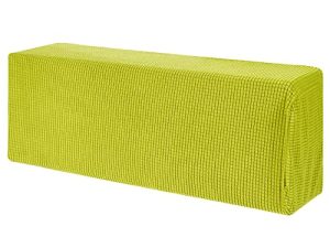 MECCANIXITY Air Conditioner Cover 35-37 Inch Knitted Elastic Cloth Dustproof for Wall-Mounted Units Split Indoor AC Covers Light Green